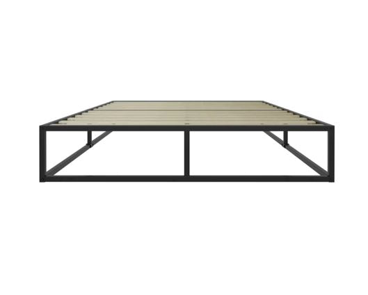 120CM SOHO METAL PLATFORM BED BLACK