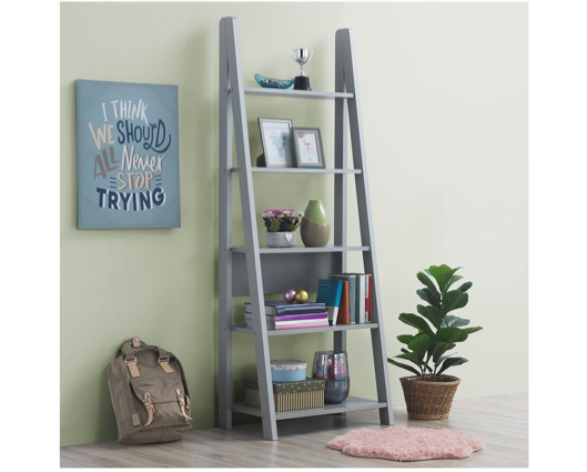 Ladder Bookcase-Grey