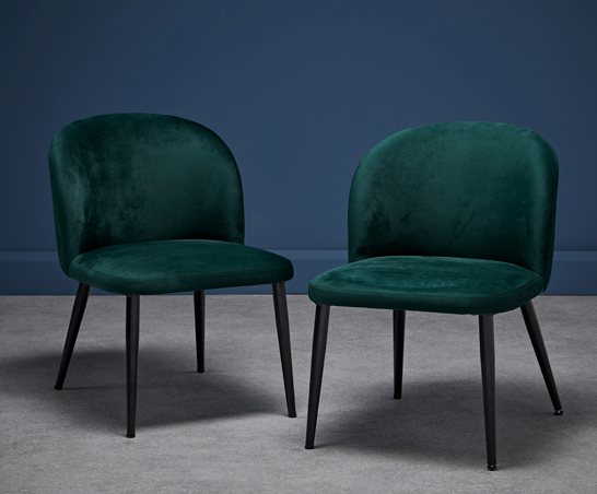 Zen Dining Chair (Pair)- Green