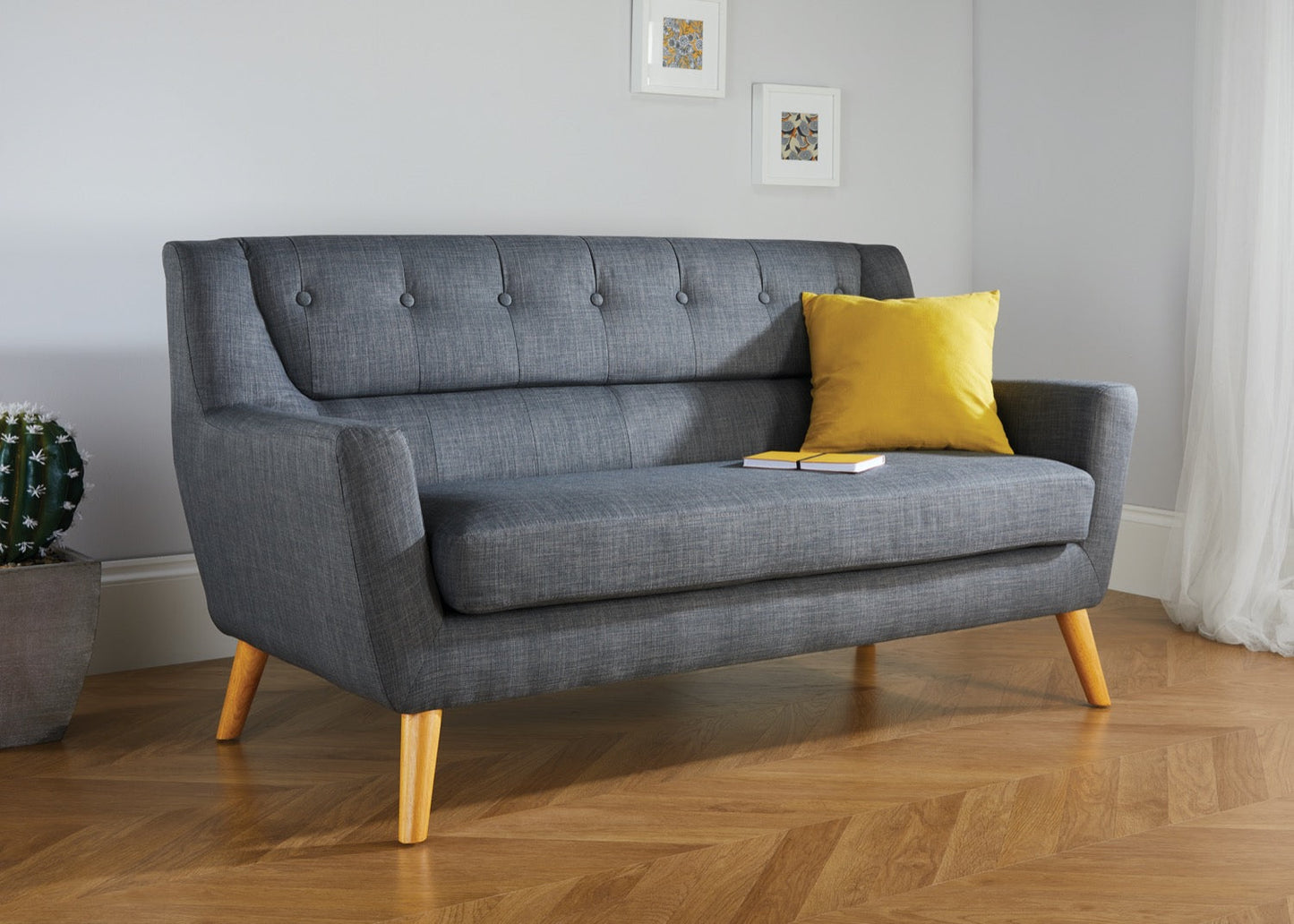 Landon Large Sofa - Grey