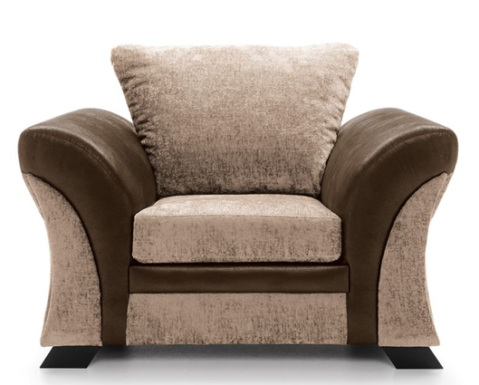 Francisco Armchair - Brown & Beige