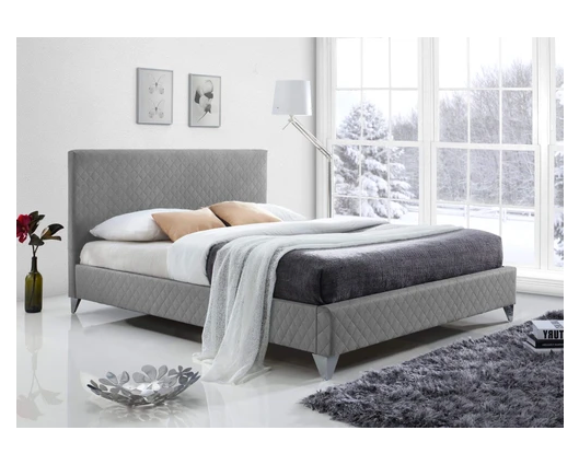 Barrington King Size Bed Frame-Grey