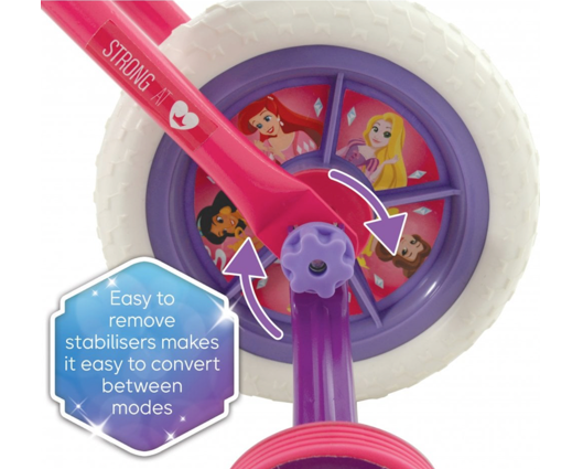 Disney Princess 2-in-1 10" Training Bike