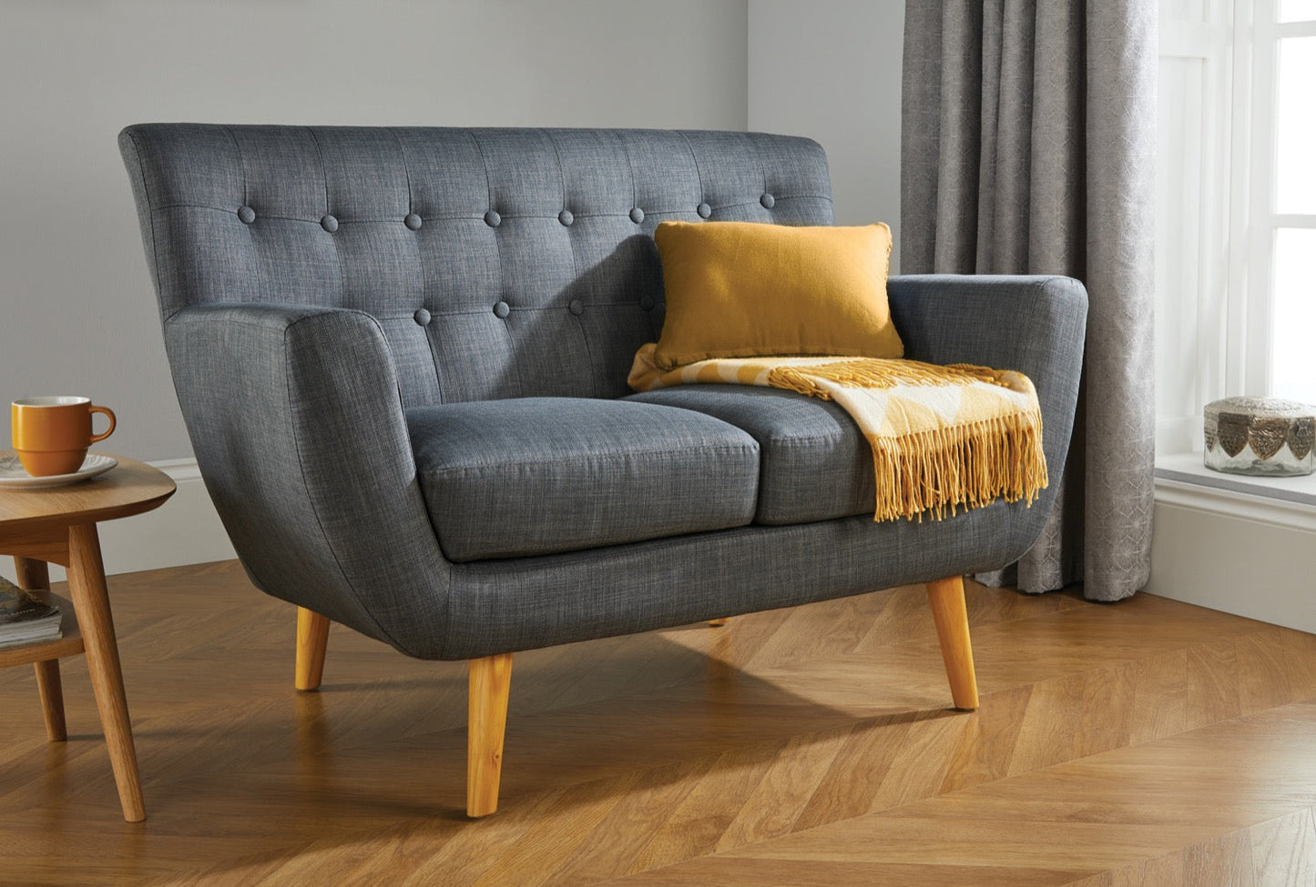 Largo 2 Seater Sofa - Grey