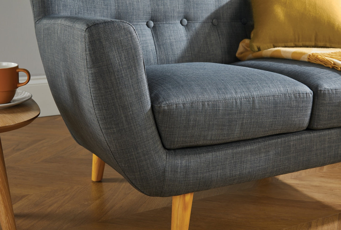 Largo 2 Seater Sofa - Grey