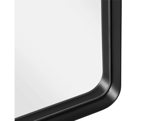 Jaya Black Frame Rectangular Wall Mirror