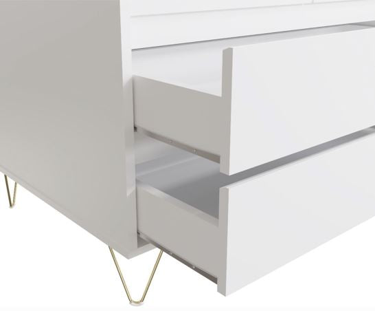 Maeve 2 Door 2 Drawer Wardrobe- White