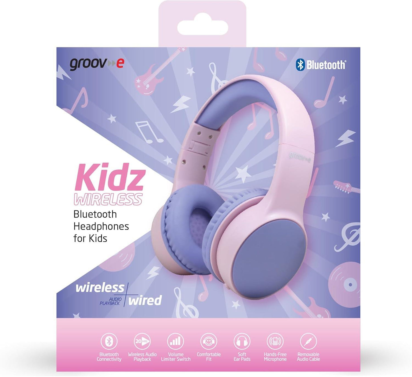 GROOVE Kidz Headphones - Pink