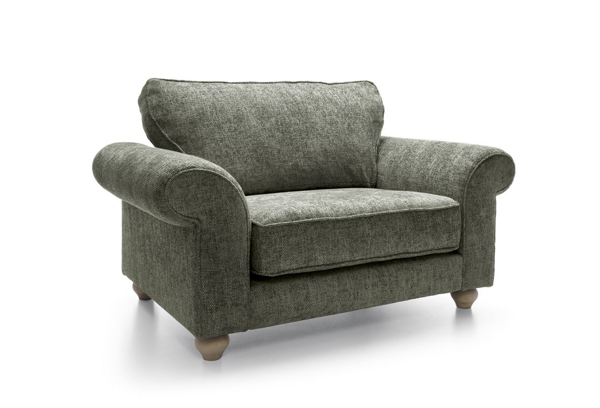 Iris Love Seat - Rifle Green