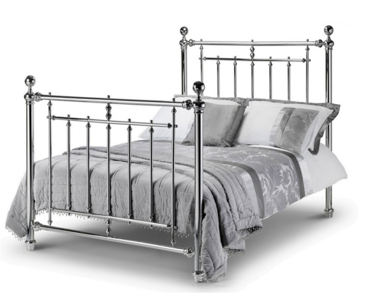 Empress Chrome Bed - Double