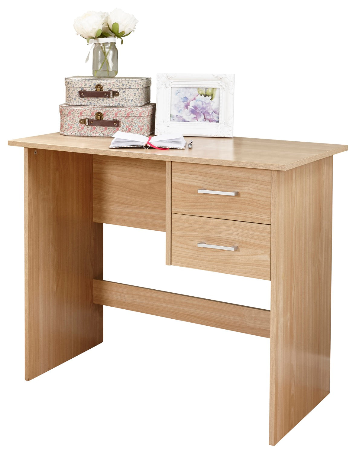 Princeton 2 Drawer Desk-Oak