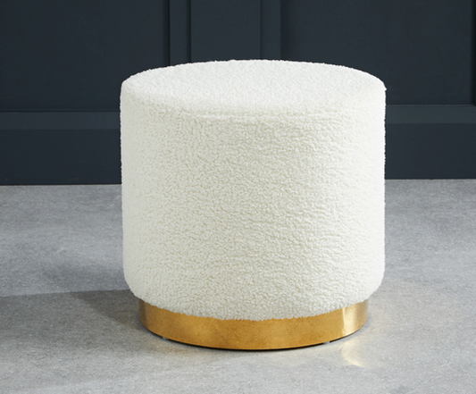 Layla Small Ted Fabric Pouffe