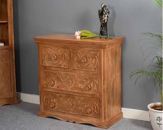 Athena Mango Wood Chest of Drawers