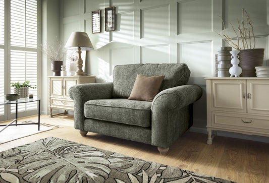 Iris Love Seat - Rifle Green