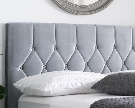 Luxton Ottoman Double Bed - Grey