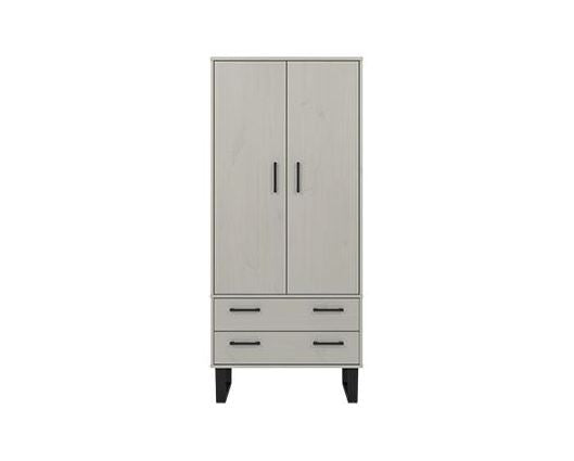 Telv 2 Door, 2 Drawer Wardrobe