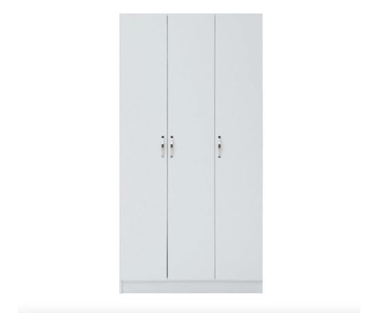 Easton 3 Door Double Wardrobe- White