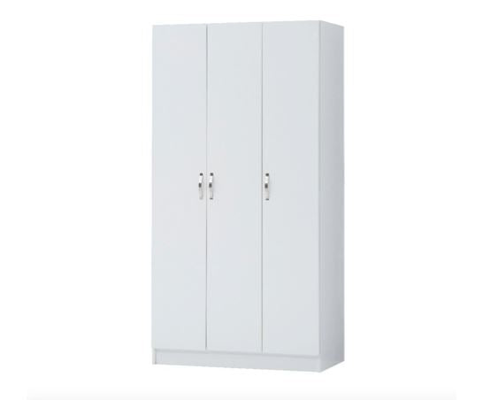 Easton 3 Door Double Wardrobe- White
