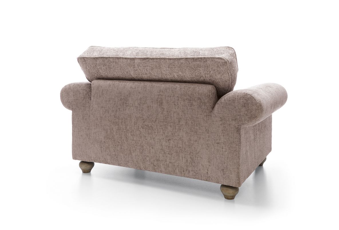 Iris Love Seat - Woodrose