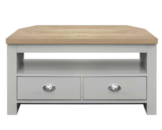 Harper Corner TV Unit - Grey