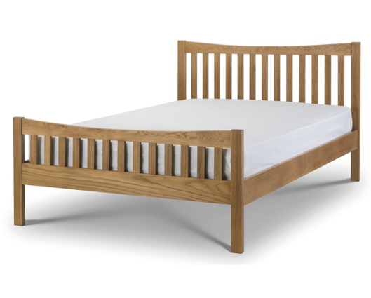 Bergamo Double Bed - Oak