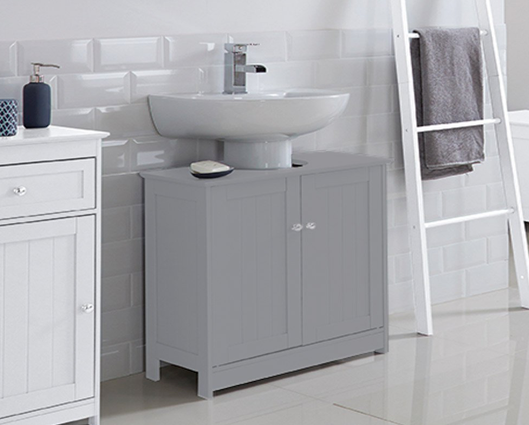 Asher Vanity Unit Grey