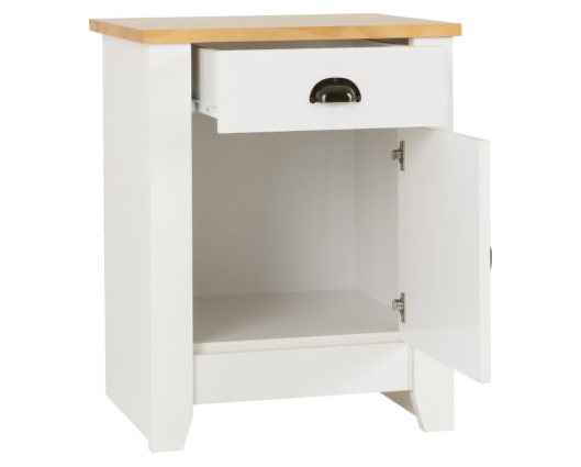 Lucas 1 Drawer 1 Door Bedside Cabinet