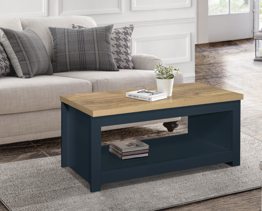 Harper Coffee Table - Navy