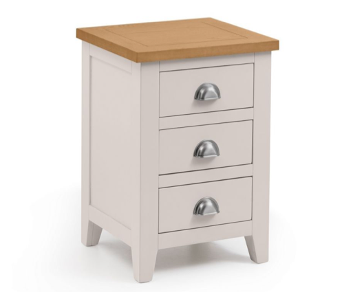 Vincent 3 Drawer Bedside