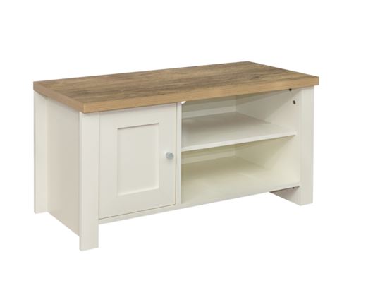 Highgate Small TV Unit - Cream
