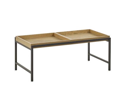 Reuben Tray Coffee Table - Oak Effect
