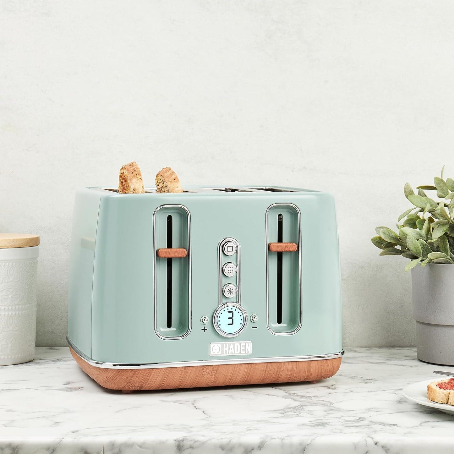 Haden Dorchester 4 Slice Toaster Sage