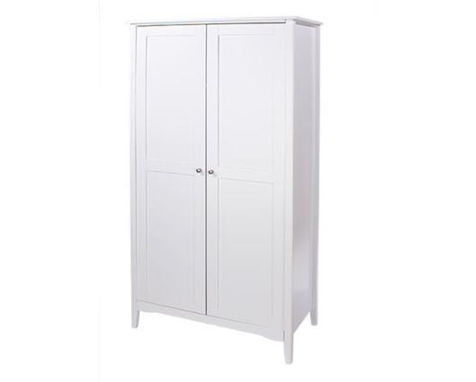 Como 2 Door Wardrobe-White