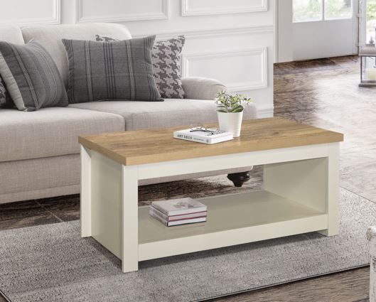 Harper Coffee Table - Cream