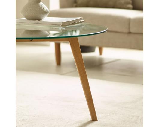 Bryant Round Glass Coffee Table