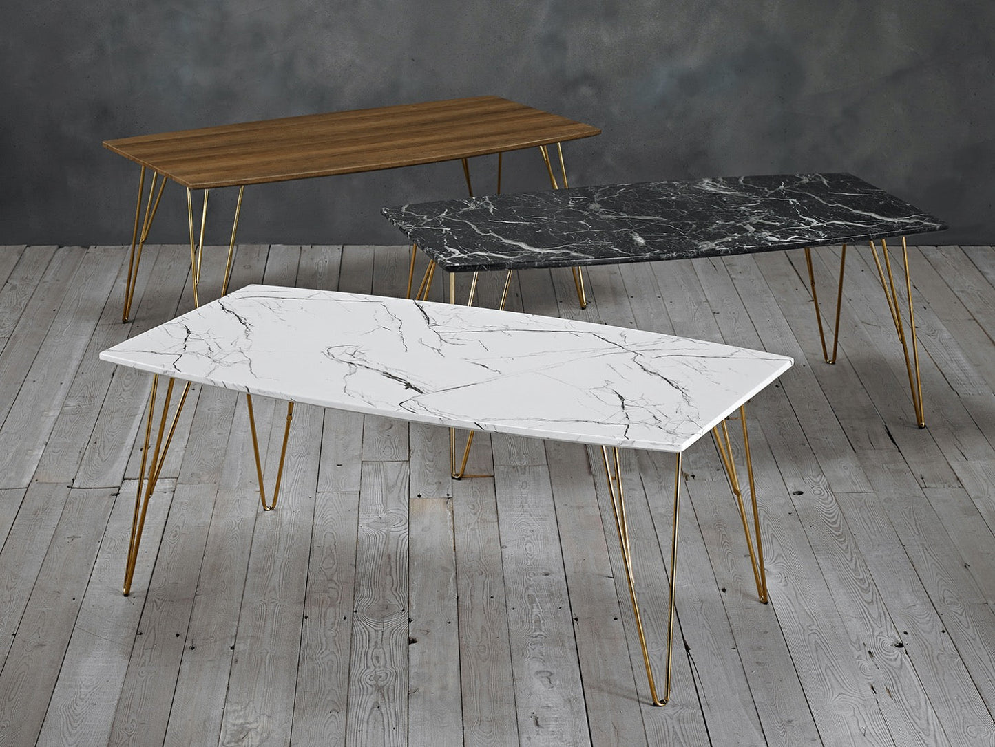 Fairfax Coffee Table Black Marble