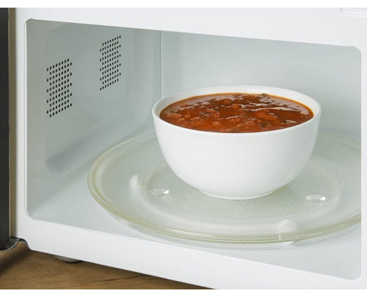 Retro Blue 900W Manual Microwave