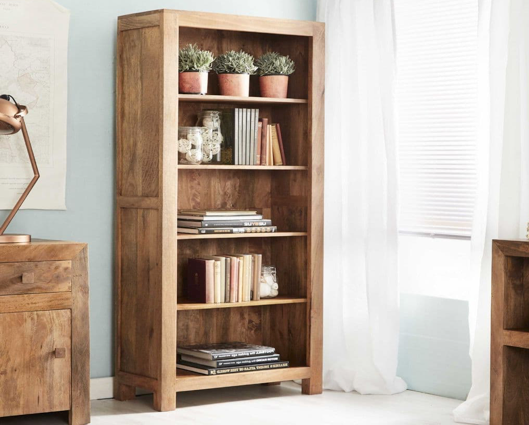 Sapeli Light Large Open Bookcase
