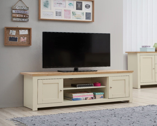 Lincoln TV Unit 2 Doors 1 Shelf
