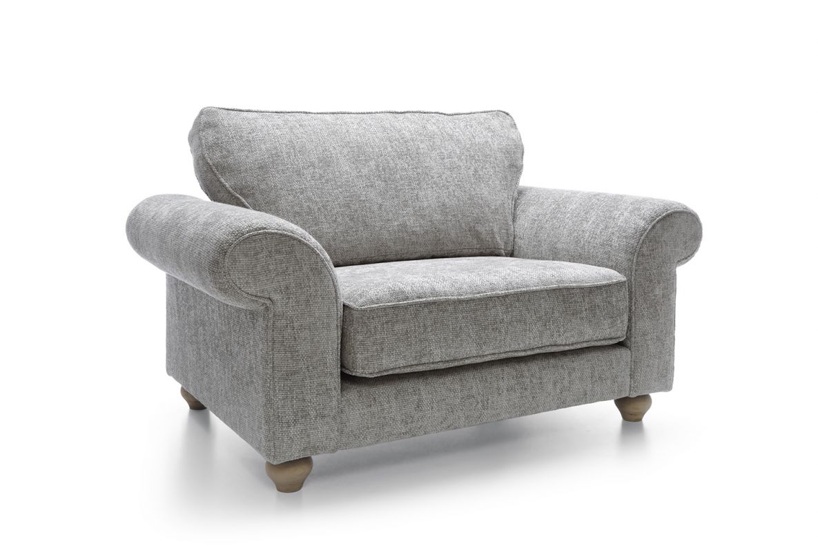 Iris Love Seat - Ash Grey