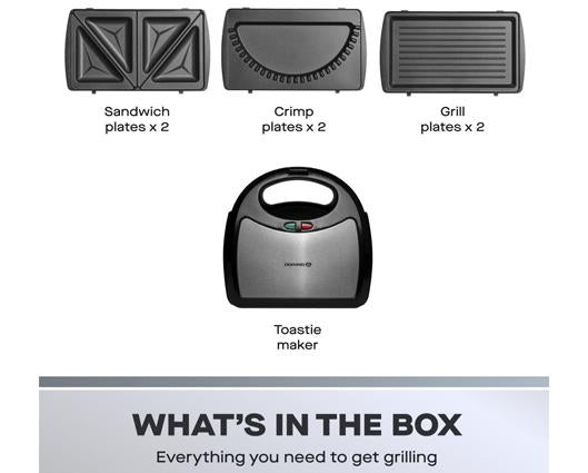 3 IN 1 sandwich/ panini/ crimp maker