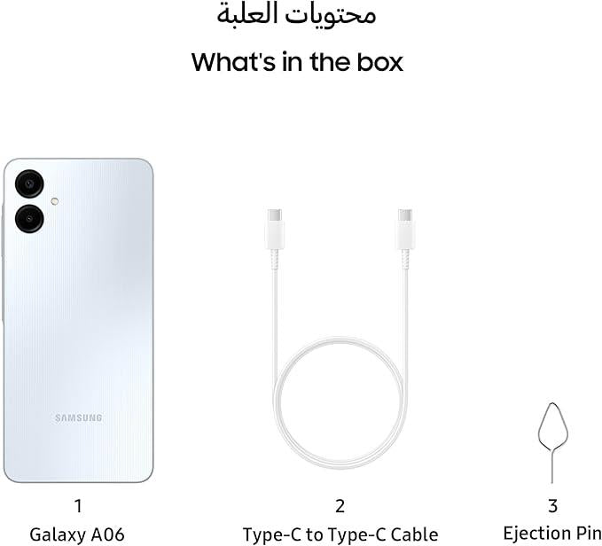 Samsung Galaxy A06 4GB RAM 64GB Storage - Light Blue
