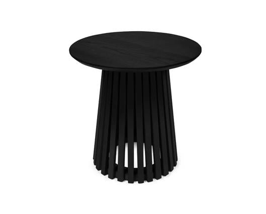 Ollie Slatted Lamp table - Black