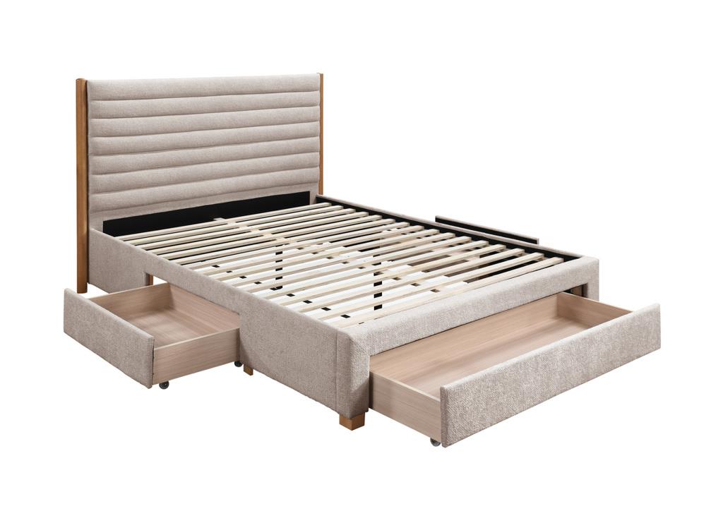 Arabella King Bed - Grey