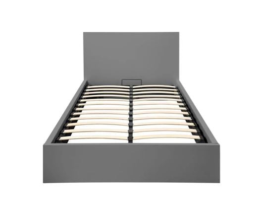 Oslo Double Ottoman Bed - Grey