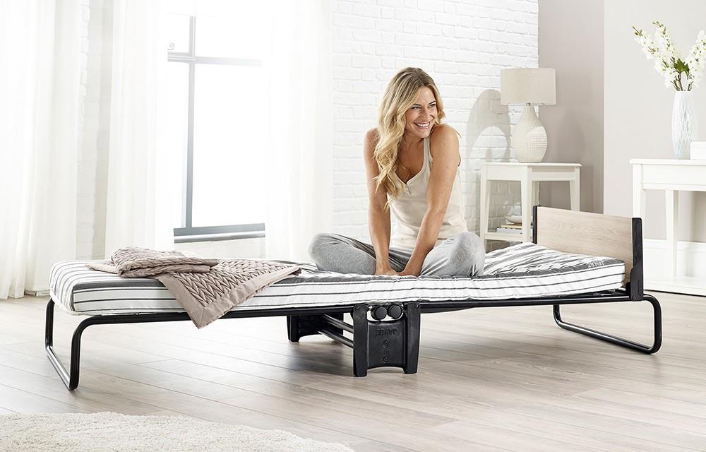 Jay-Be Revolution Folding Bed with Rebound e-Fibre Mattress-Single