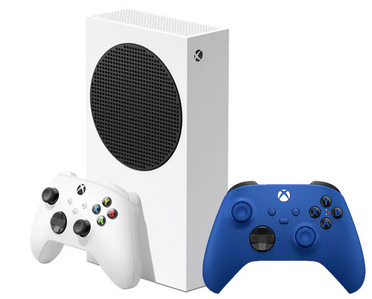 Xbox Series S 512GB Console with Shock Blue Wireless Controller