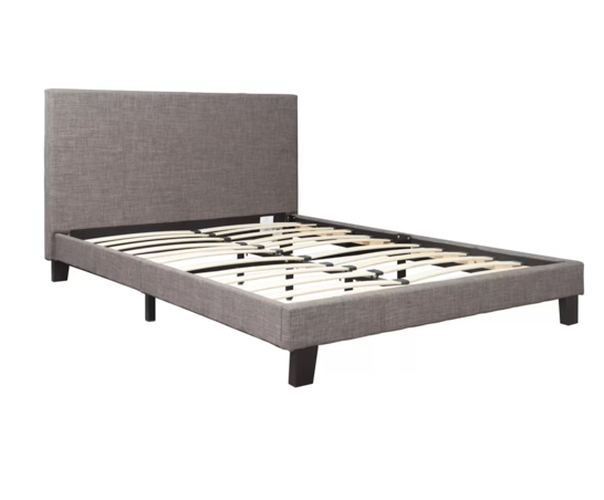 Beda King Bed - Grey