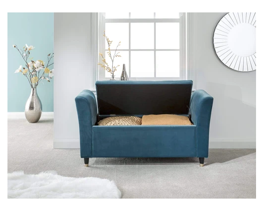 Glam Window Seat-Teal