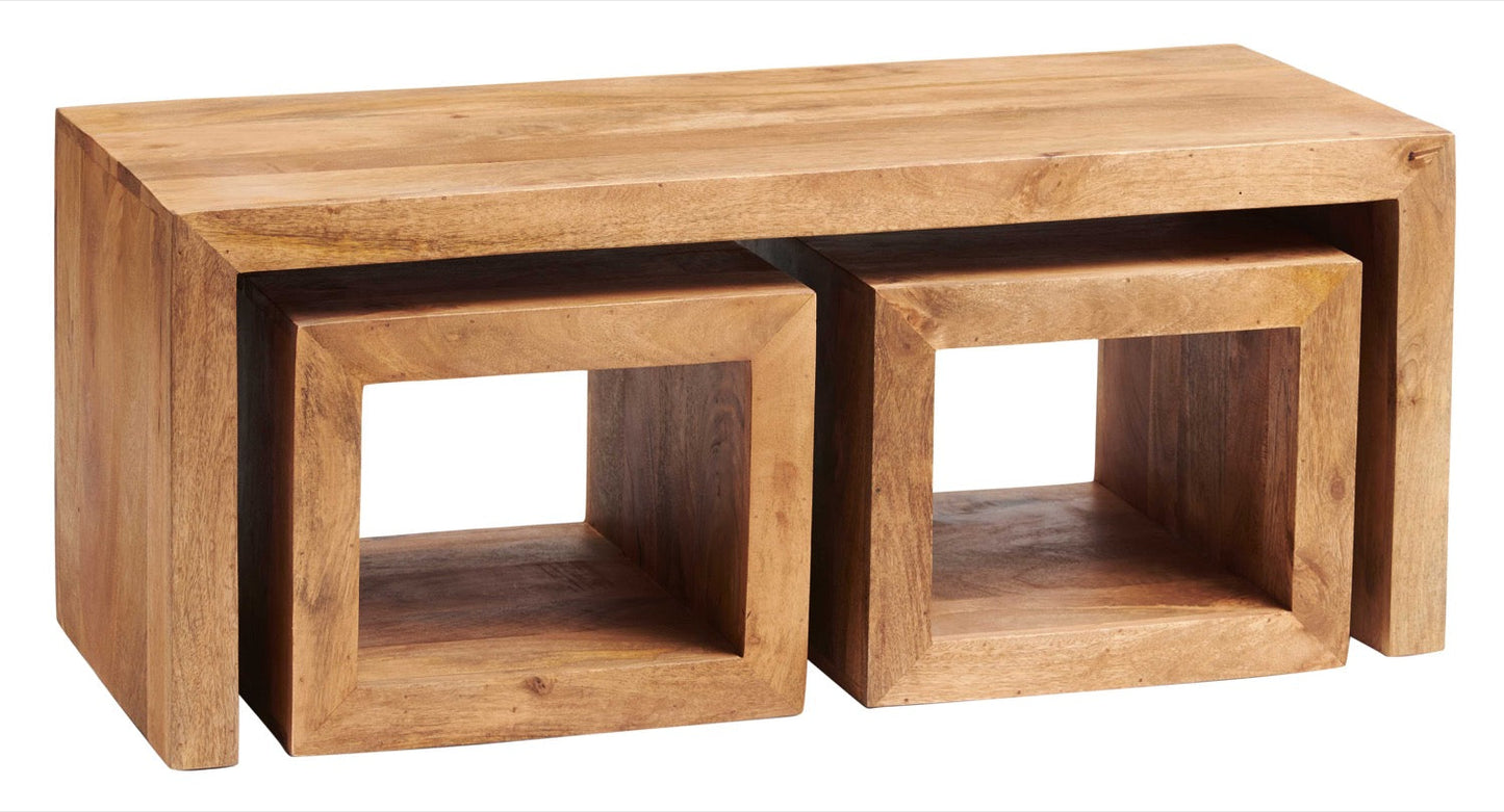 Sapeli Light Coffee Table Set